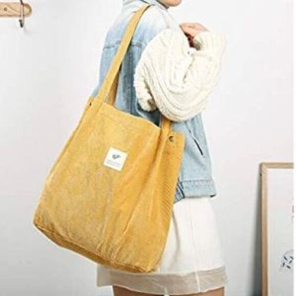New Corduroy Tote Bag - Picture 2 of 4